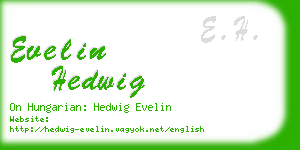 evelin hedwig business card